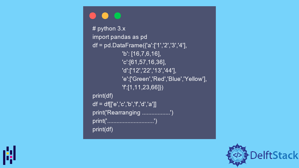 change-the-order-of-pandas-dataframe-columns-delft-stack